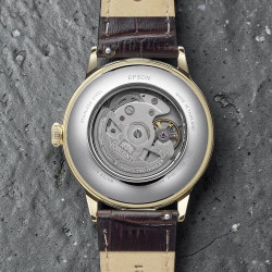 Przeszklony dekiel i automatyczny mechanizm F6724 w Orient Bambino RA-AC0028S30B