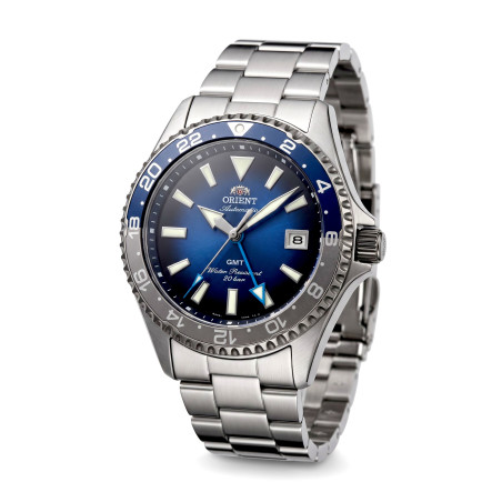 Męski zegarek Orient Mako GMT Limited Edition 42mm RA-BC0005L30B szafir