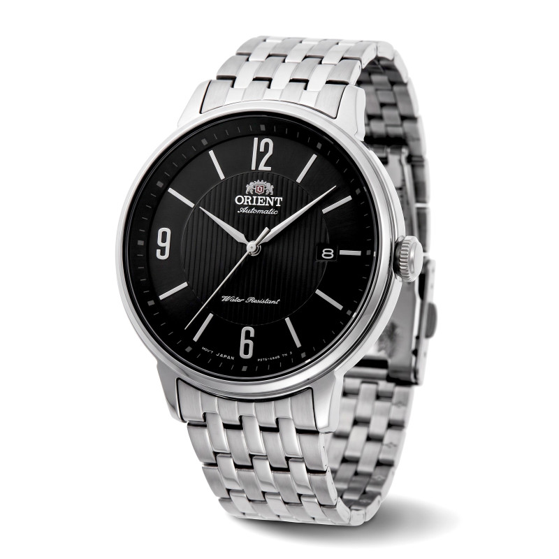 Męski zegarek Orient Contemporary RA-AC0J08B10B czarna tarcza szafir