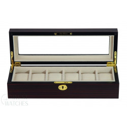 WATCH BOX FOR 6 WATCHES SW-1087-6E