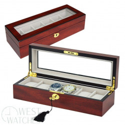 WATCH BOX FOR 6 WATCHES SW-1087-6C